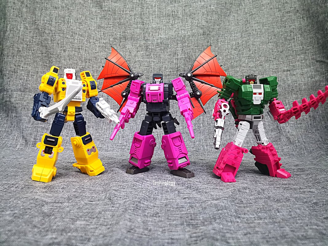 Mech Fans Toys Vecma Head Warriors VS Set of 7 In-Hand Images